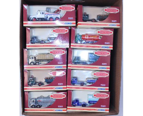 60 various boxed Corgi trackside limited edition commercial vehicles to include a tunnel cement Leyland Octopus tanker, a Wat