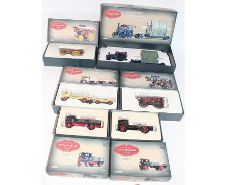 Six various boxed Corgi Vintage Glory of Steam as issued diecast vehicles, all 1/50 scale to include a Fowler B6 road locomot