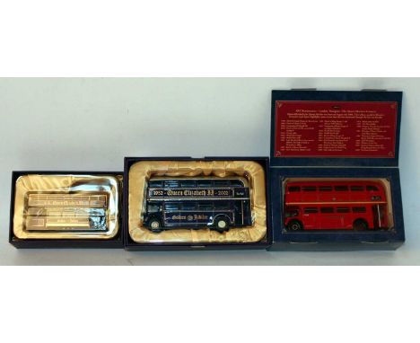A Corgi Golden Jubilee and commemorative diecast group all housed in original packaging to include Ref. Nos. CC25902 Routemas
