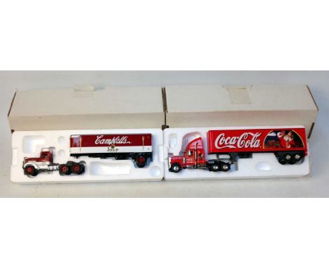 A Matchbox Collectables road transport diecast group to include No. KS199 Coca Cola Peterbilt 359 articulated tractor unit an