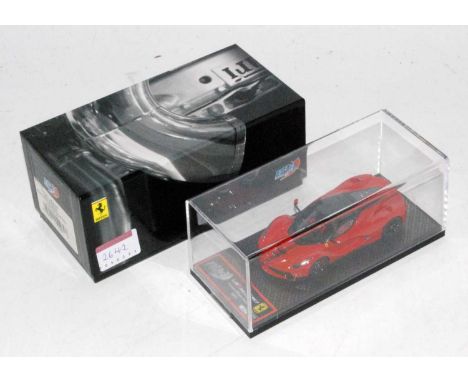 A BBR Models limited edition 1/43 scale model of a Ferrari La Ferrari Special edition Geneva Motor Show race car, limited edi