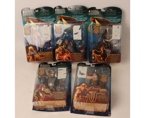 A collection of various Mattel and McFarlane Toys, childrens TV related action figures to include five various carded Atlanti