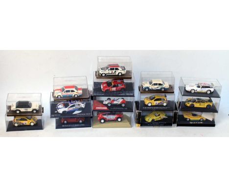 One tray containing a quantity of various 1/43 scale Sonic International Brumm Onyx and similar high speed racing cars, to in