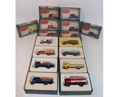 Eight various boxed as issued Corgi Vintage Glory of Steam diecast vehicles, all 1/50 scale examples to include an Atlas Fowl