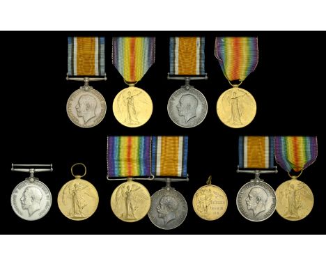 Pair: Lieutenant S. J. Crawley, Canadian Field Artillery British War and Victory Medals (Lieut. S. J. Crawley.) good very fin