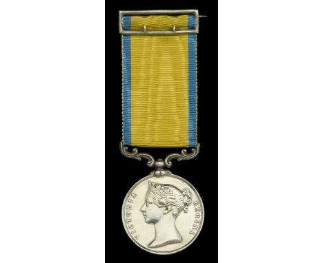 Baltic 1854-55 (Honble. Frederick Amherst H.M.S. Royal George.) contemporary engraved naming, fitted with Hunt & Roskell silv