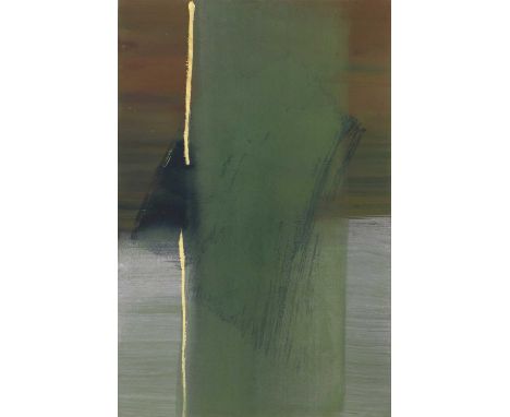 Makiko (Japanese, contemporary)Abstract compositionsigned and dated 'Makiko 90' verso, mixed media on paper54 x 39cm, unframe