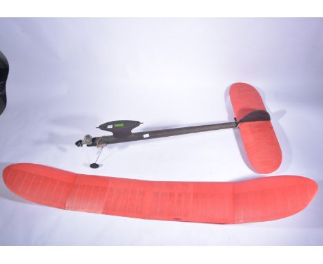 Flying Pencil number 1 Open power model with THUNDER TIGER GF42 glow with multi-function timer.