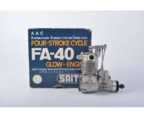 SAITO FA-40 6.5cc R/C glow engine. NIB