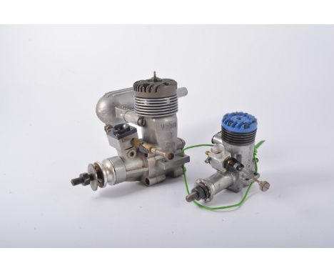 2 x R/C glow engines WEBRA 10 and McCOY 19.
