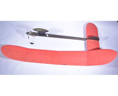 Flying Pencil number 2 Open Power model with THUNDER TIGER GF42 glow with multi-function timer.