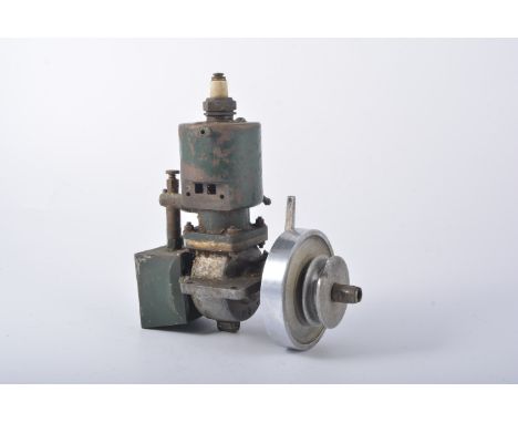 UNKNOWN water-cooled spark ignition engine with flywheel for MARINE use - a project.FOOTNOTE: 'Formerly the Collection of Ger