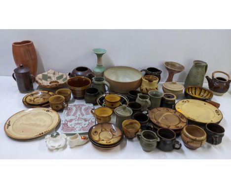 A selection of studio pottery to include Leach, early Winchcombe and others Location:If there is no condition report shown, p