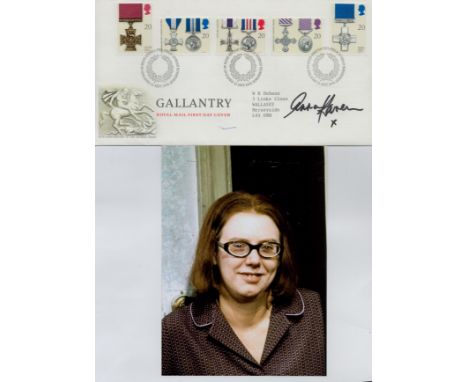 Anna Karen 1936-2022 Actress Signed First Day Cover With Olive On The Buses Photo. Good condition. All autographs come with a