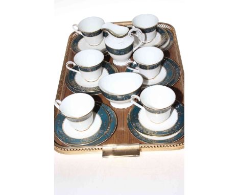Royal Doulton twenty piece Carlyle tea service.