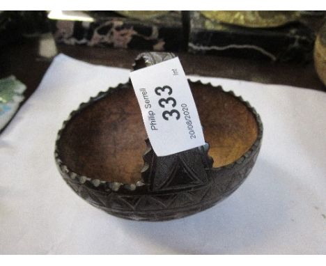 A 19th century carved item
