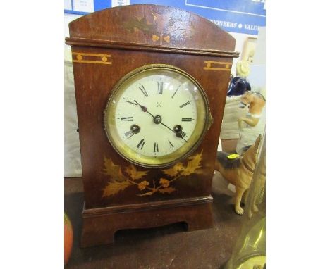 An Edwardian mantle clock