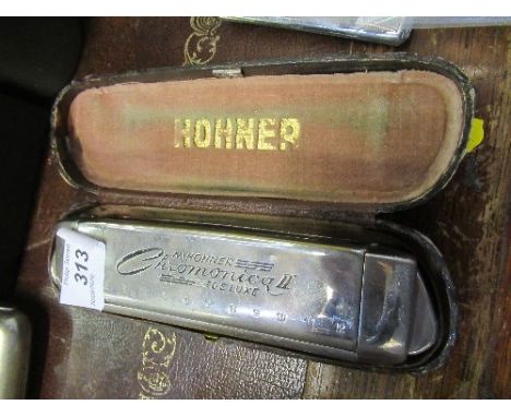 A Hohner harmonica