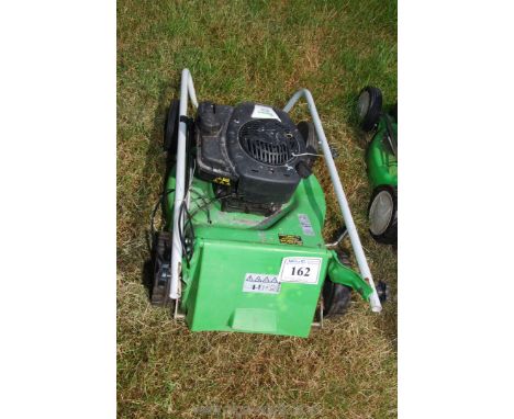 A Viking 2 MB248T lawn mower with Briggs &amp; Stratton petrol engine, no grass collector. Good compression but stiff.