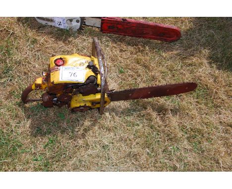 A Danarm Chainsaw  [no chain brake, engine won't turn]