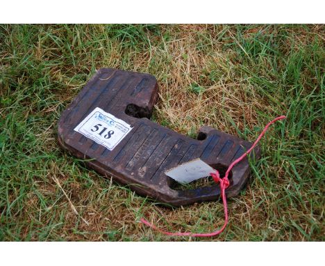 Front tractor weight.