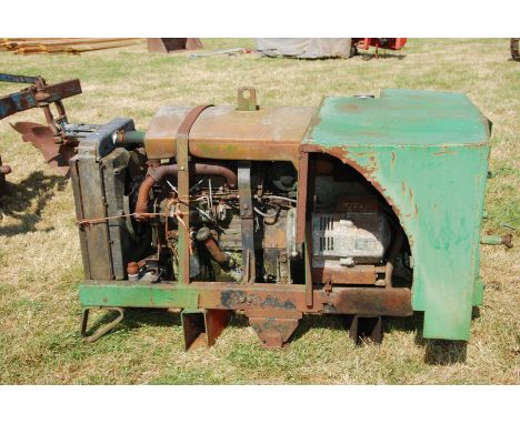 A diesel powered Compressor/Generator believed fitted with a Perkins 4.108 four-cylinder engine having four heater plugs. (Ge