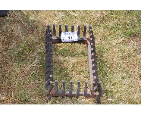 A Fire grate.