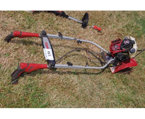 A "Mantis" rotavator with Honda engine[ good compression]