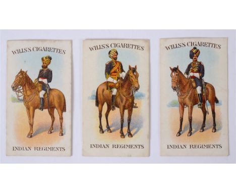 CIGARETTE CARDS - PART SETS & ODDS comprising Wills, 'Indian Regiments Series', 1912, generally good (7/50); Wills, 'British 