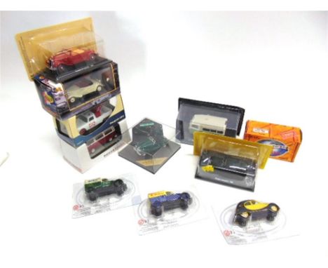 ELEVEN ASSORTED 1/43 SCALE MODEL VEHICLES by Norev and others, each mint or near mint and in original packaging.