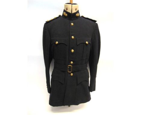 A ROYAL ARTILLERY CAPTAIN'S DRESS TUNIC & TROUSERS circa 1951, by Flights Ltd of Aldershot, complete with belt; together with