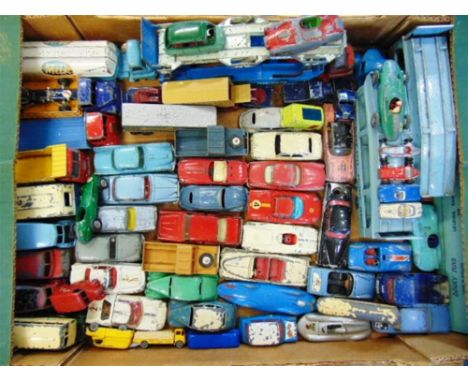 ASSORTED DIECAST MODELS circa 1950s-60s, by Dinky, Corgi, Matchbox and others, including a Mercury No.19, Fiat 600M, and Merc