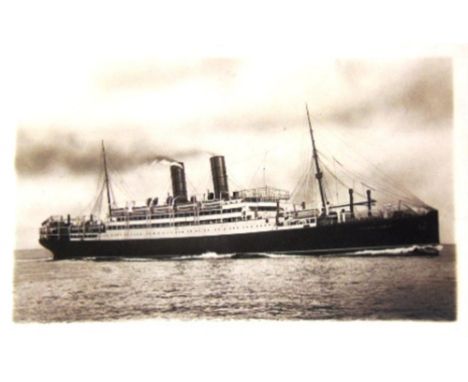 POSTCARDS - MERCHANT SHIPPING Approximately 175 postcard-sized black and white photographs, including the S.S. 'Umbria'; 'Asc