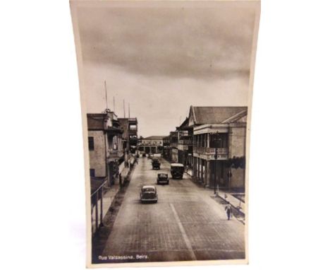 POSTCARDS - FOREIGN TOPOGRAPHICAL Approximately 345 cards, including real photographic views of Rue Valsassina, Beira; Avenid