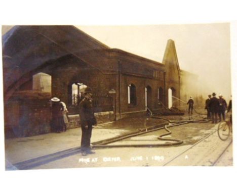 POSTCARDS - EXETER (DEVON) Approximately forty-four cards, including real photographic views of the procession at the Unveili