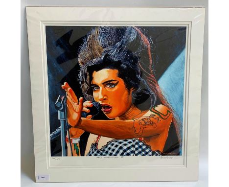 ED O'FARRELLAmy Winehouse II, print, signed and numbered 4/200, 42cm x 41cm 