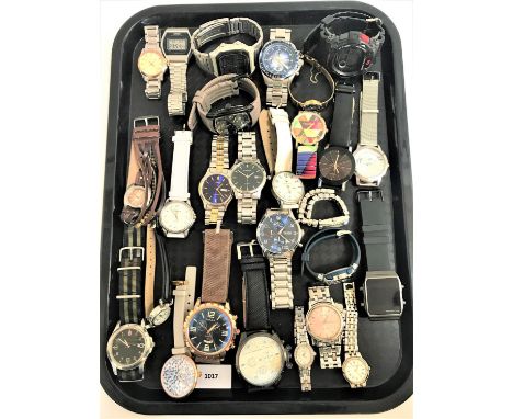 SELECTION OF LADIES AND GENTLEMEN'S WRISTWATCHESincluding Casio, Fossil, G-Shock, Police, Tissot, Vitrinox, Sekonda, Hugo Bos