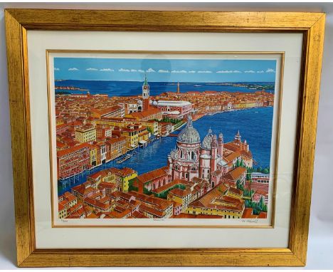 ED O'FARRELLVenice, print, signed and numbered 1/200, framed 46cm x 60cm 