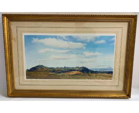 M.W. RUSSELLTurnberry, limited edition print, signed and numbered 141/850 to the mount,  34cm x 65cm 