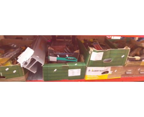8 boxes of tools to include planes, chisels, etc.  
