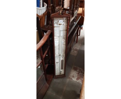 A cased Admiral Fitzroys barometer.  