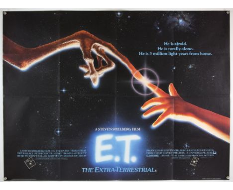 20+ British Quad film posters, E.T., 2001 A Space Odyssey RR, Wild Wild Planet, Green Slime, Weird Science, Flesh and Blood, 