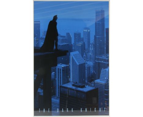 The Dark Knight - Mondo screen-print poster, artwork by Rory Kurtz, edition of 2030, framed, 24 x 36 inches. Information - Mo