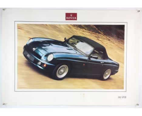 Rover- MG R V8 1992 original factory poster approx. 40" x 24". 