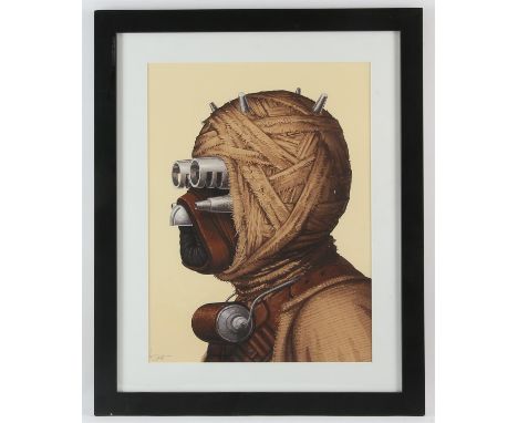 Star Wars Tusken Raider - Mondo Giclée-print poster, Released in partnership with Acme Archives, artwork by Mike Mitchell, si