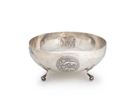 An early 20th century Cypriot metalwares silver fruit bowl, maker not identified (CT), stamped 800, no further apparent marks