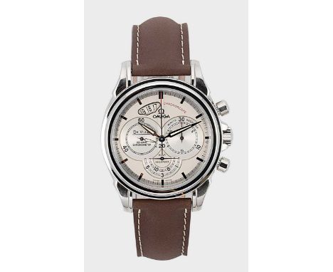 Omega - A steel 'de Ville Chronoscope' chronograph wristwatch,  circa 2009, model 4850.30.37, serial number 78348825, circula