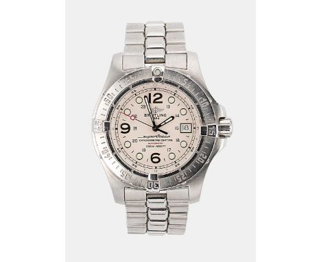 Breitling - A steel 'SuperOcean Steelfish X-Plus' wristwatch, circa 2006, model number A17390, serial number 919261, circular