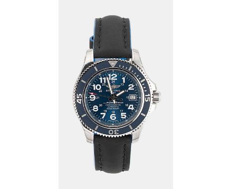 Breitling - A steel 'SuperOcean II 42' wristwatch, circa 2015, model number A17365D1, serial number 2885027, circular blue di