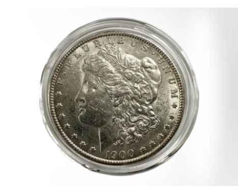 A United States of America 1900 0.900 silver Morgan Dollar, 26.8g.